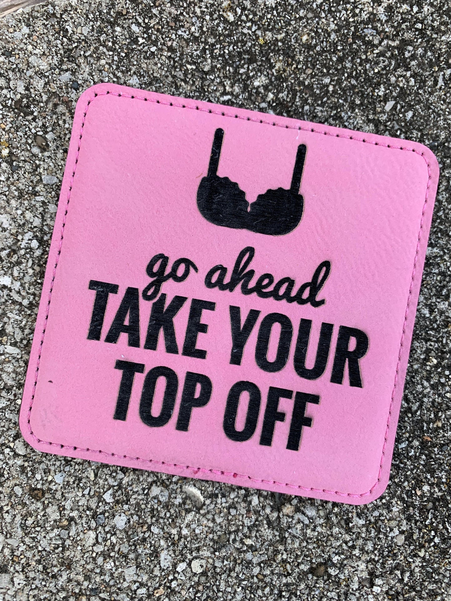 Take Your Top Off Coasters - Set of 4 Coasters
